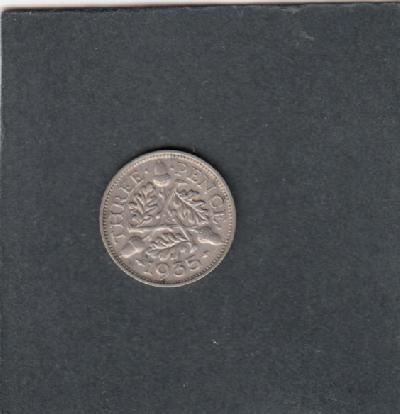 Beschrijving: 3 Pence  GEORGIUS V  